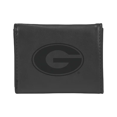 Black Georgia Bulldogs Trifold Wallet