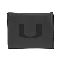 Black Miami Hurricanes Trifold Wallet