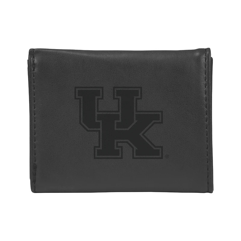 Black Kentucky Wildcats Trifold Wallet