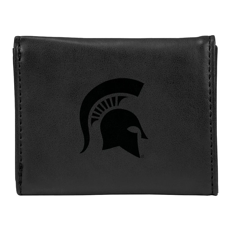 Black Michigan State Spartans Trifold Wallet