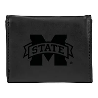 Black Mississippi State Bulldogs Trifold Wallet