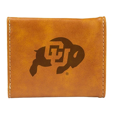 Brown Colorado Buffaloes Trifold Wallet