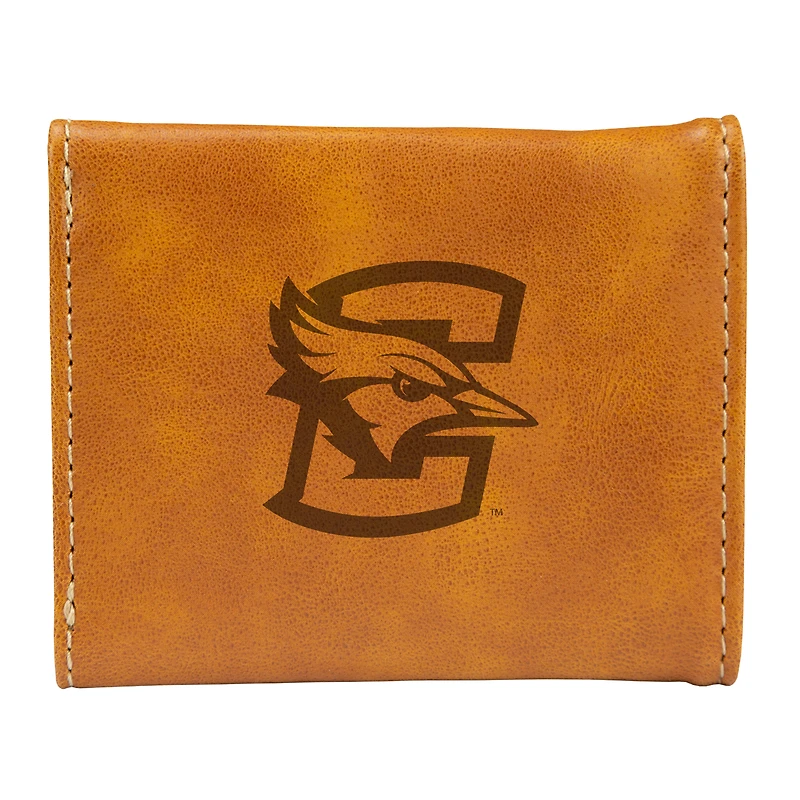 Brown Creighton Bluejays Trifold Wallet