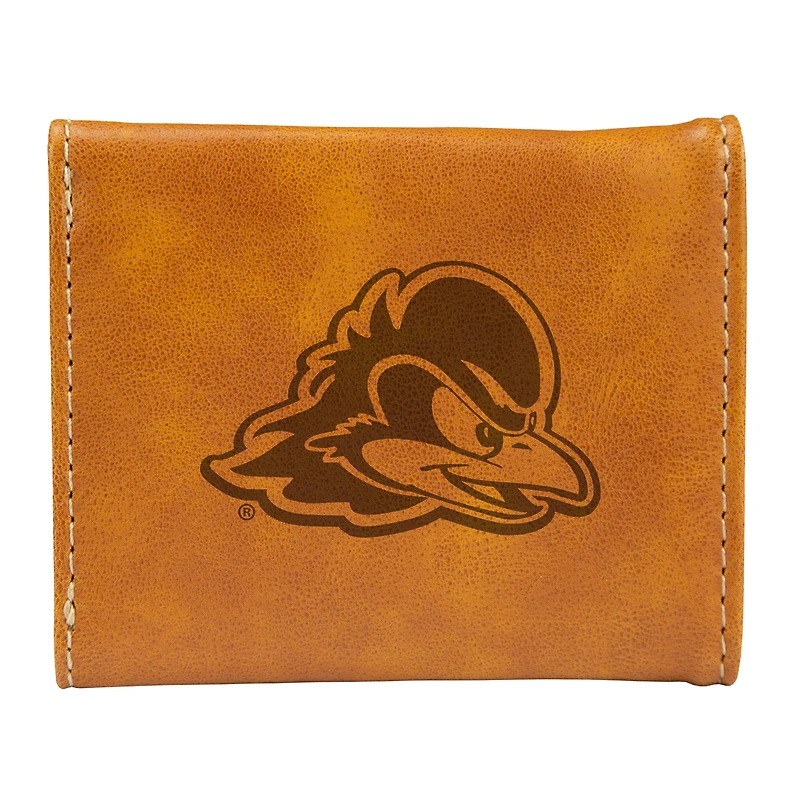 Brown Delaware Fightin' Blue Hens Trifold Wallet