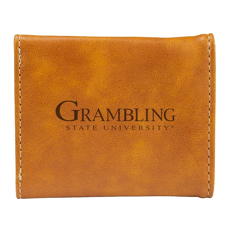 Brown Grambling Tigers Trifold Wallet