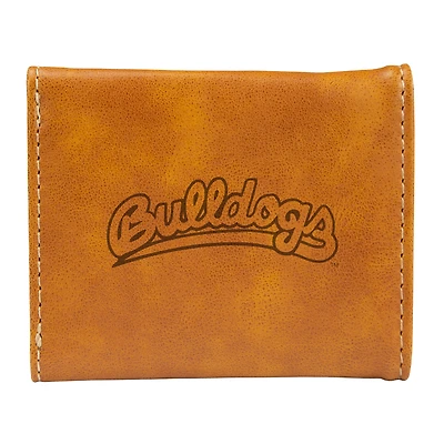 Brown Fresno State Bulldogs Trifold Wallet