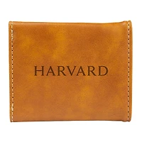Brown Harvard Crimson Trifold Wallet