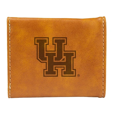Brown Houston Cougars Trifold Wallet