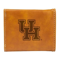 Brown Houston Cougars Trifold Wallet