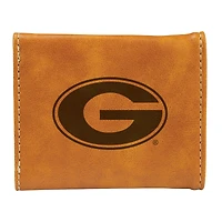 Brown Georgia Bulldogs Trifold Wallet