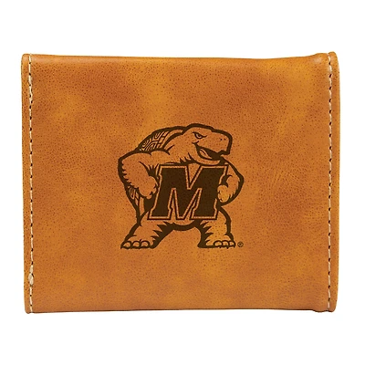 Brown Maryland Terrapins Trifold Wallet