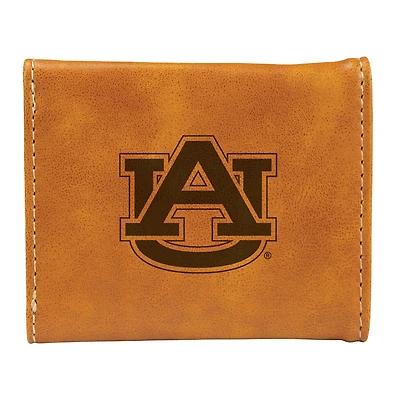 Brown Auburn Tigers Trifold Wallet