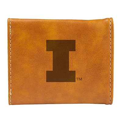 Brown Illinois Fighting Illini Trifold Wallet