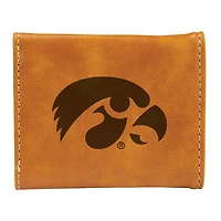 Brown Iowa Hawkeyes Trifold Wallet