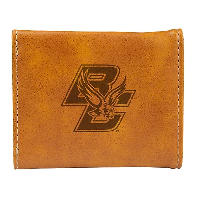 Brown Boston College Eagles Trifold Wallet