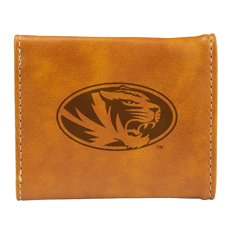 Brown Missouri Tigers Trifold Wallet