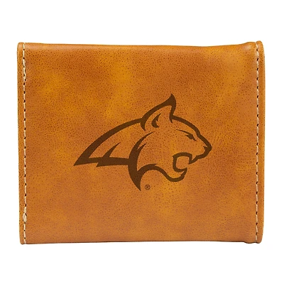 Brown Montana State Bobcats Trifold Wallet