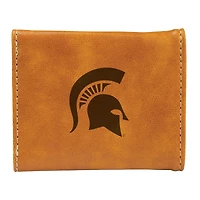 Brown Michigan State Spartans Trifold Wallet