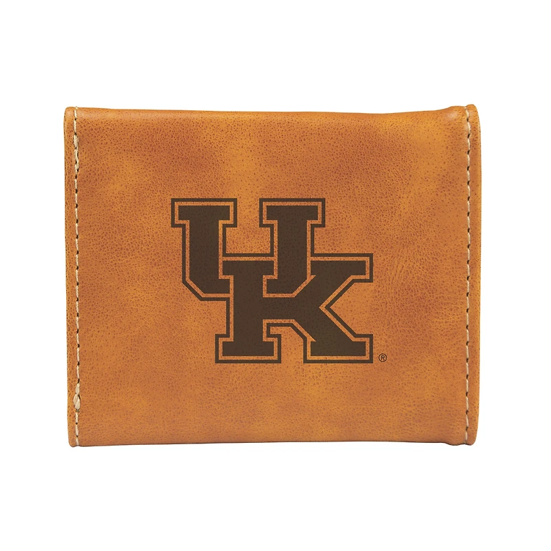 Brown Kentucky Wildcats Trifold Wallet