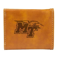 Brown MTSU Blue Raiders Trifold Wallet