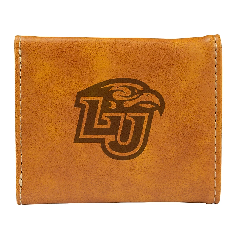 Brown Liberty Flames Trifold Wallet
