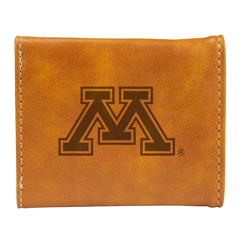 Brown Minnesota Golden Gophers Trifold Wallet