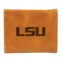 Brown LSU Tigers Trifold Wallet