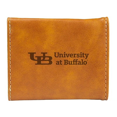 Brown Buffalo Bulls Trifold Wallet