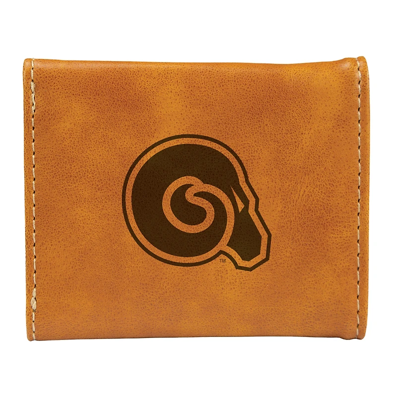 Brown Albany State Golden Rams Trifold Wallet