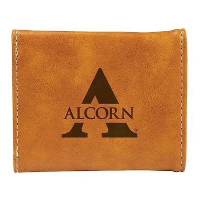 Brown Alcorn State Braves Trifold Wallet