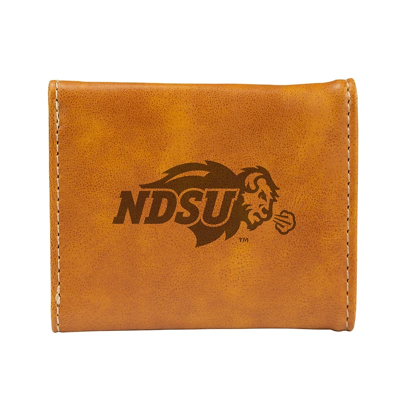 Brown NDSU Bison Trifold Wallet