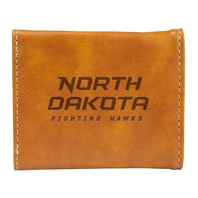 Brown North Dakota Trifold Wallet