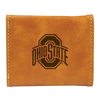 Brown Ohio State Buckeyes Trifold Wallet