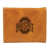 Brown Ohio State Buckeyes Trifold Wallet