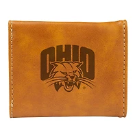 Brown Ohio Bobcats Trifold Wallet