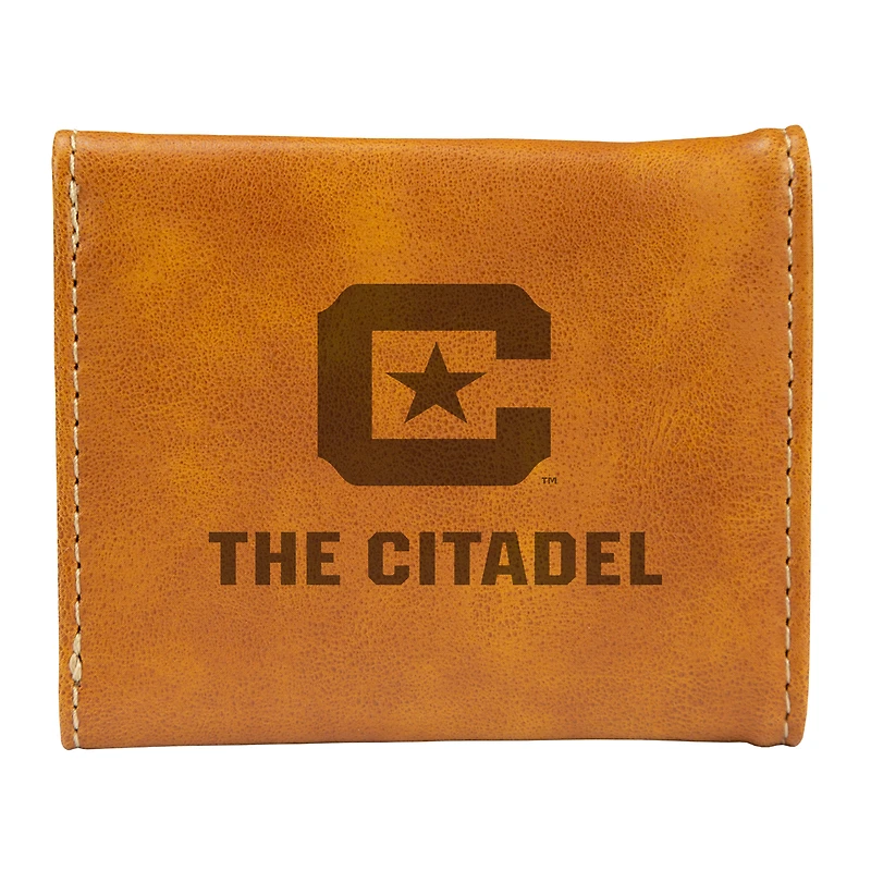 Brown Citadel Bulldogs Trifold Wallet