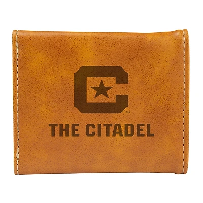 Brown Citadel Bulldogs Trifold Wallet