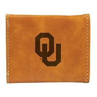 Brown Oklahoma Sooners Trifold Wallet