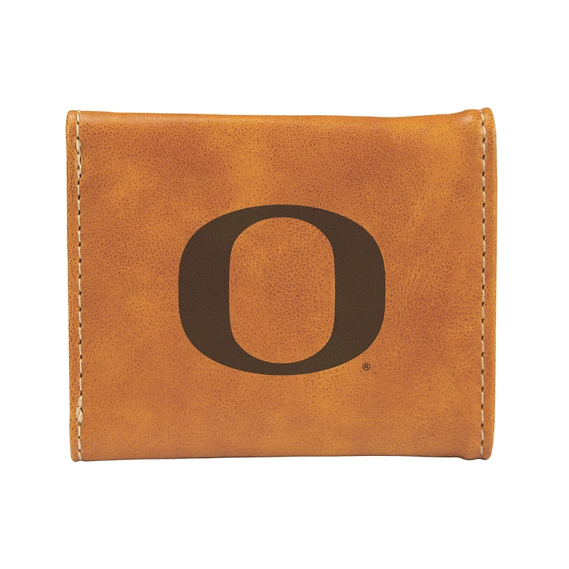 Brown Oregon Ducks Trifold Wallet