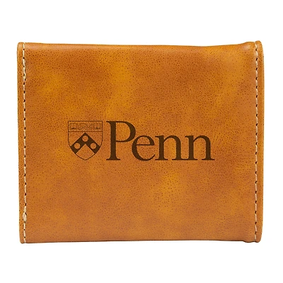 Brown Pennsylvania Quakers Trifold Wallet