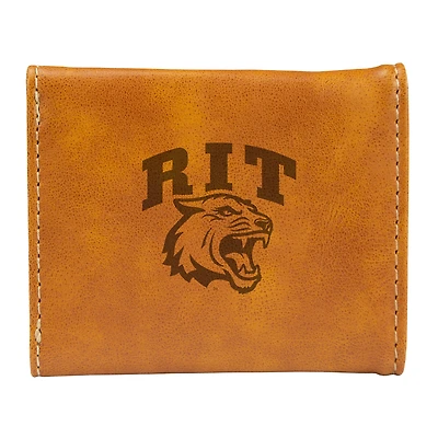 Brown Rochester Institute of Technology Tigers Trifold Wallet