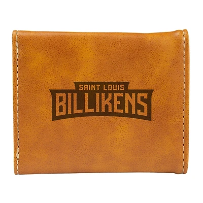 Brown Saint Louis Billikens Trifold Wallet