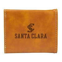 Brown Santa Clara Broncos Trifold Wallet