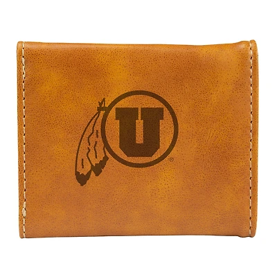 Brown Utah Utes Trifold Wallet