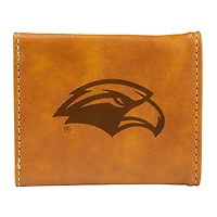 Brown Southern Miss Golden Eagles Trifold Wallet