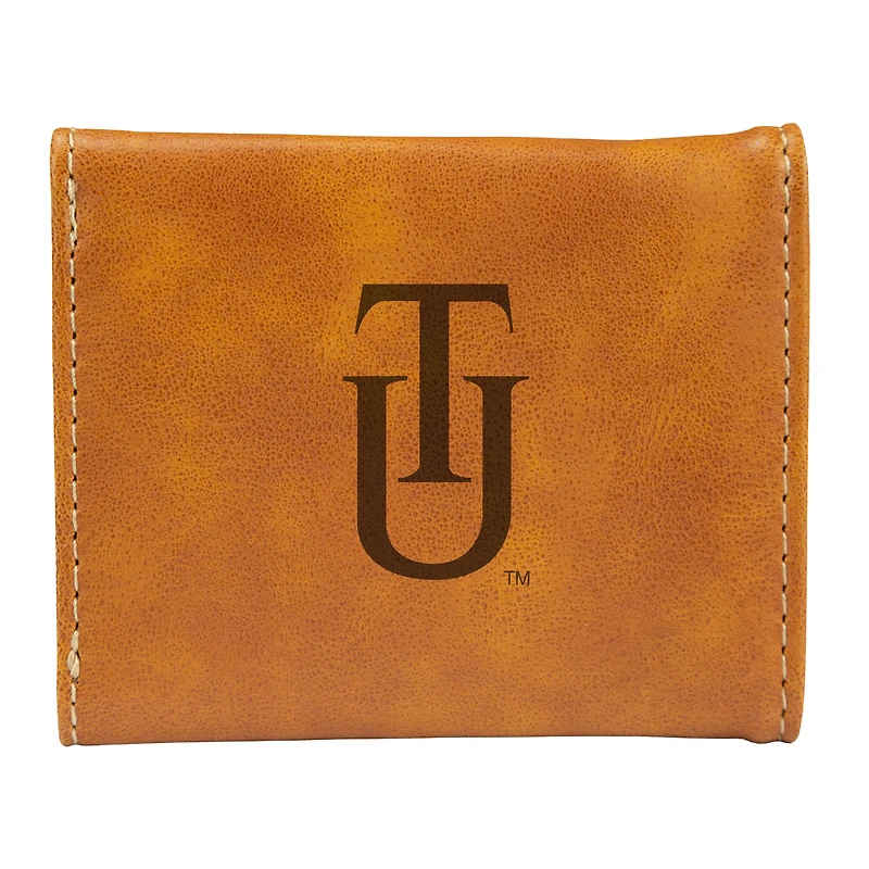 Brown Tuskegee Golden Tigers Trifold Wallet