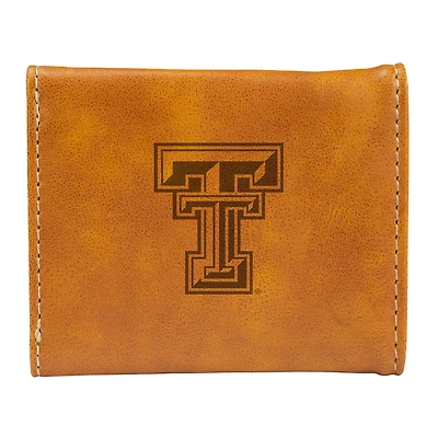 Brown Texas Tech Red Raiders Trifold Wallet