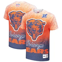Men's Mitchell & Ness  White Chicago Bears Team Burst Vintage Logo T-Shirt