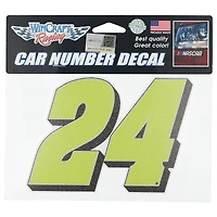 WinCraft William Byron 4" x 6" Number Decal