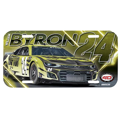 WinCraft William Byron Raptor Plastic License Plate